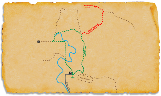 Map of TRACK Trail at Barnes Butte
