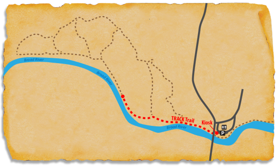 Broad River Greenway TRACK Trail Map