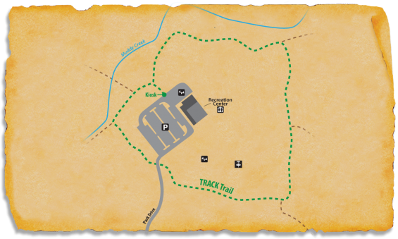 Map of TRACK Trail at Creekside Park