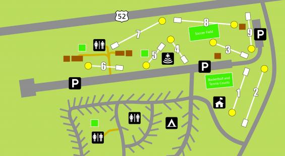 Map of Disc Golf Course