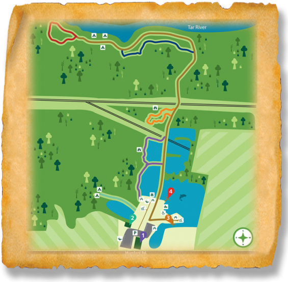 Map of TRACK Trail at River Park North