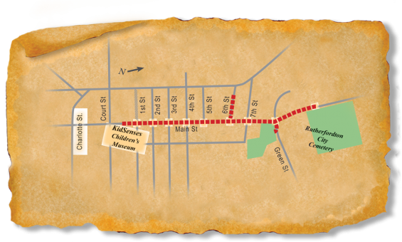 Map of TRACK Trail in Rutherfordton
