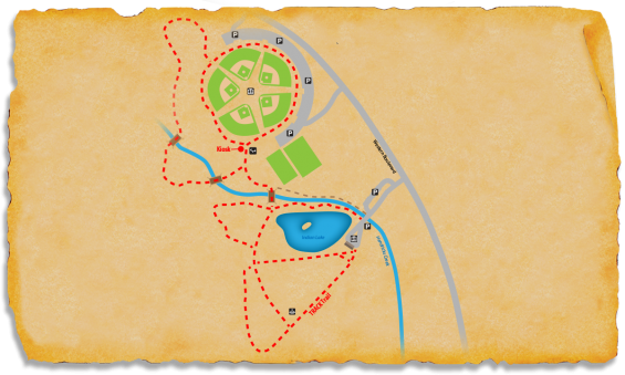 Indian Lake TRACK Trail Map