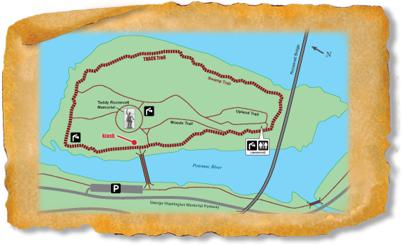 Roosevelt Island Dc Map George Washington Memorial Parkway | Kids In Parks Roosevelt Island Dc Map George Washington Memorial Parkway | Kids In Parks