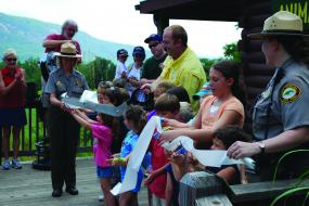 Chimney Rock Ribbon Cutting