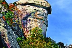 Chimney Rock in Fall