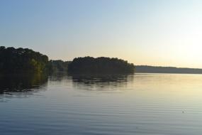 Lake in early morning light