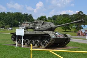 M47 Patton tank at Verterans Memorial Park
