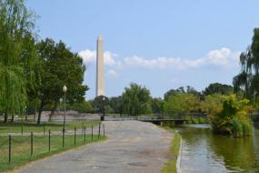 View of Washington Monument from Constitution Gardens