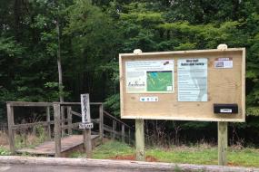 Disc Golf Course overview kiosk
