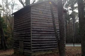 Rustic wooden building