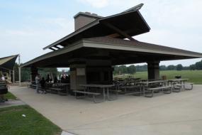 Large picnic shelter