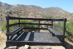 Observation deck and benches