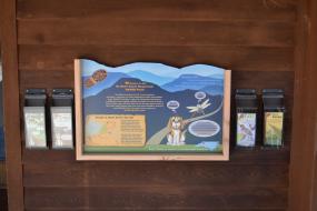 Trail head at W. Kerr Scott Reservoir 