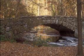Stone bridge over creek