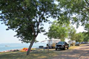 Campground on the lake