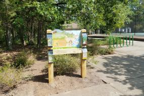 Trailhead sign