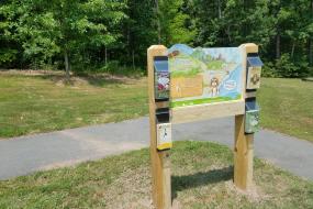 Trailhead sign