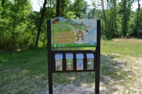 TRACK Trail trailhead kiosk