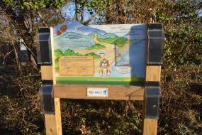 Kids in Parks trail head kiosk