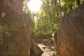 Big boulders at East Boulder field