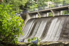 Lake spillway