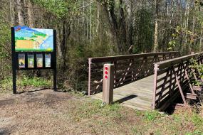 Trailhead Sign at Great Dismal Swamp National Wildlife Refuge