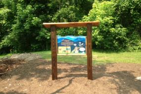 TRACK Trail sign