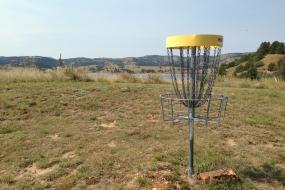 close up of a hole on the course