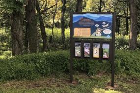 Trailhead sign