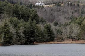 Flat Top Manor over Bass Lake