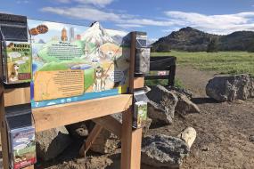 Trailhead sign