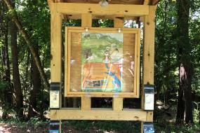 Trailhead kiosk