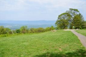 Mountain view from the visitor center