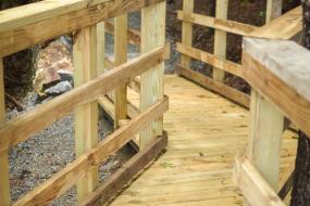 Wooden bridge