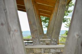 Deck at the visitor center