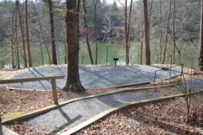 Camping site at Fort Hamby