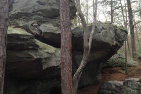 Large rock formation