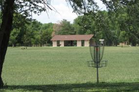 disc golf basket