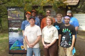 Group of disc golfers