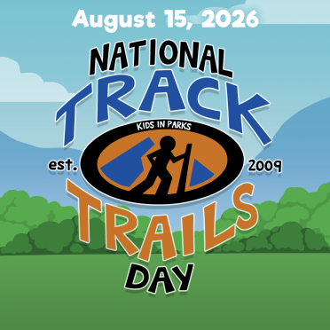 promotional image for the 2026 national track trails day