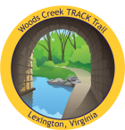 Woods Creek collectible sticker featuring the Woods Creek Tunnel