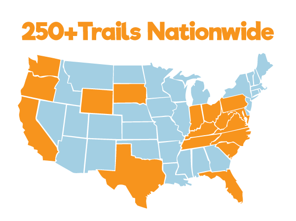 250+ Trails Nationwide