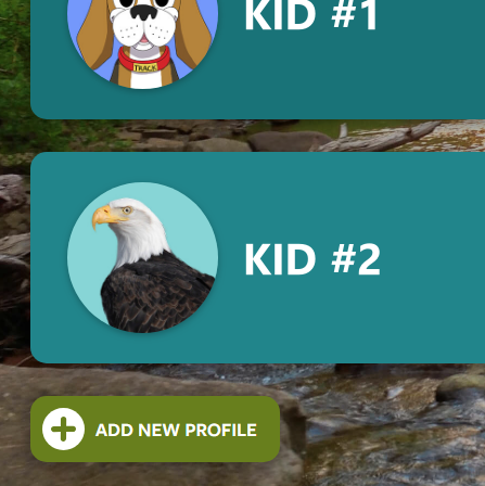 Add a new child profile