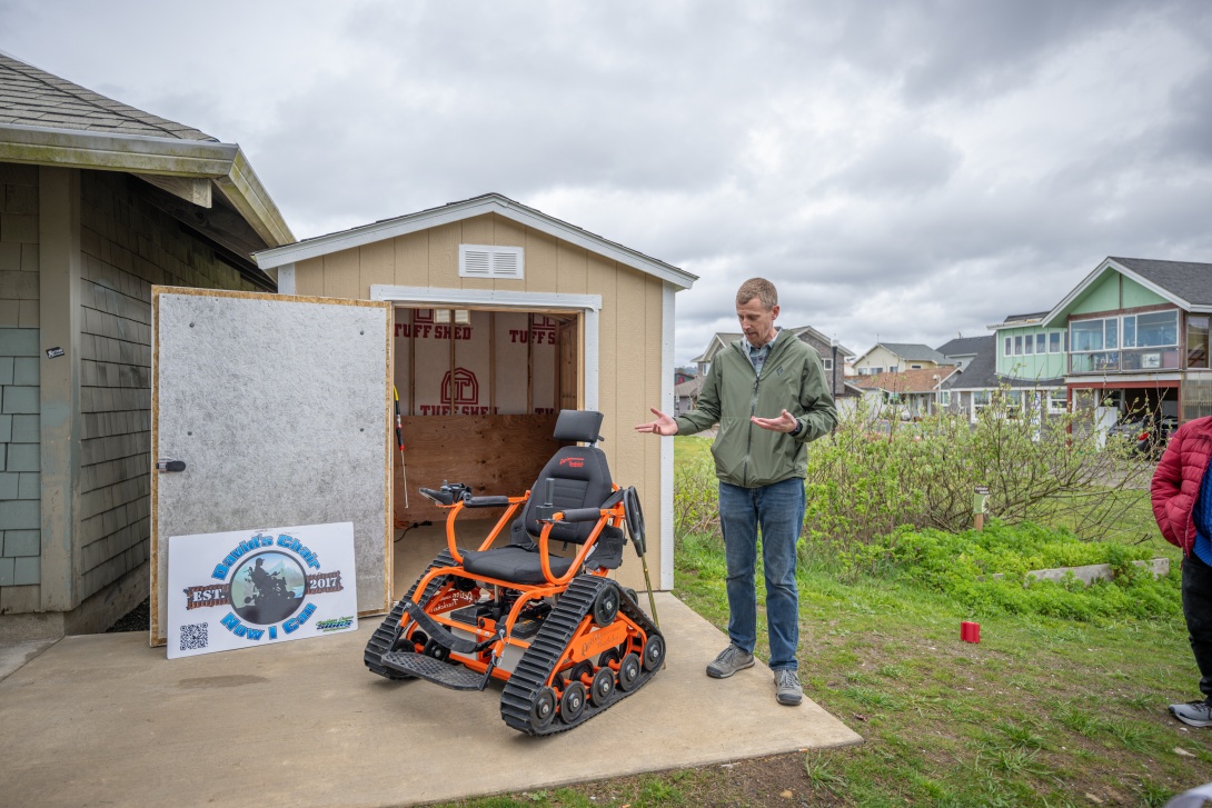 Revealing the new Track Chair at Agate Beach