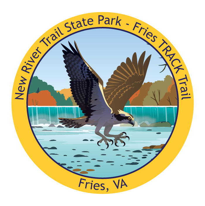 New River Trail State Park - Fries Sticker