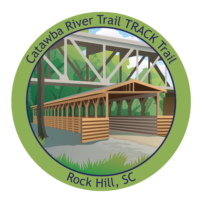 Catawba River Trail Track Trail Sticker